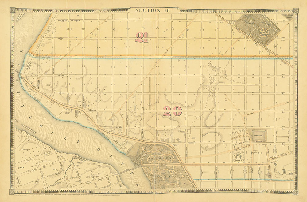 Atlas of the City of Philadelphia, 1862, Section 16