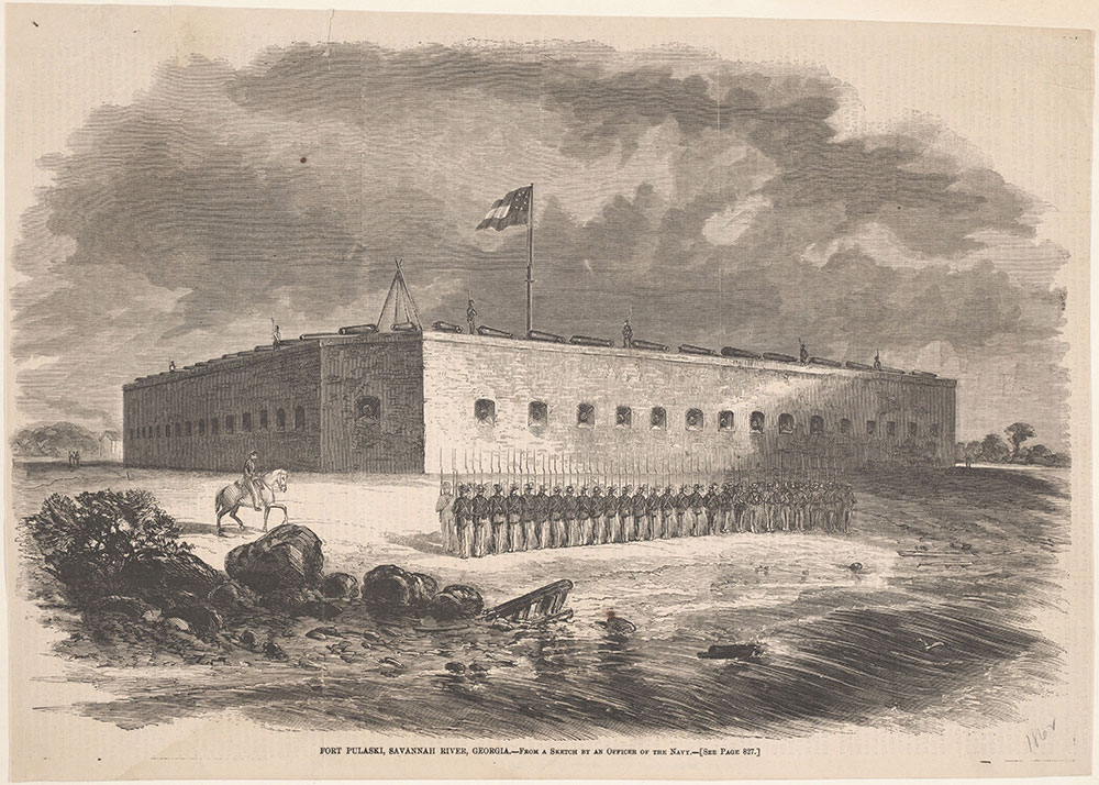 Fort Pulaski, Savannah River, Georgia.