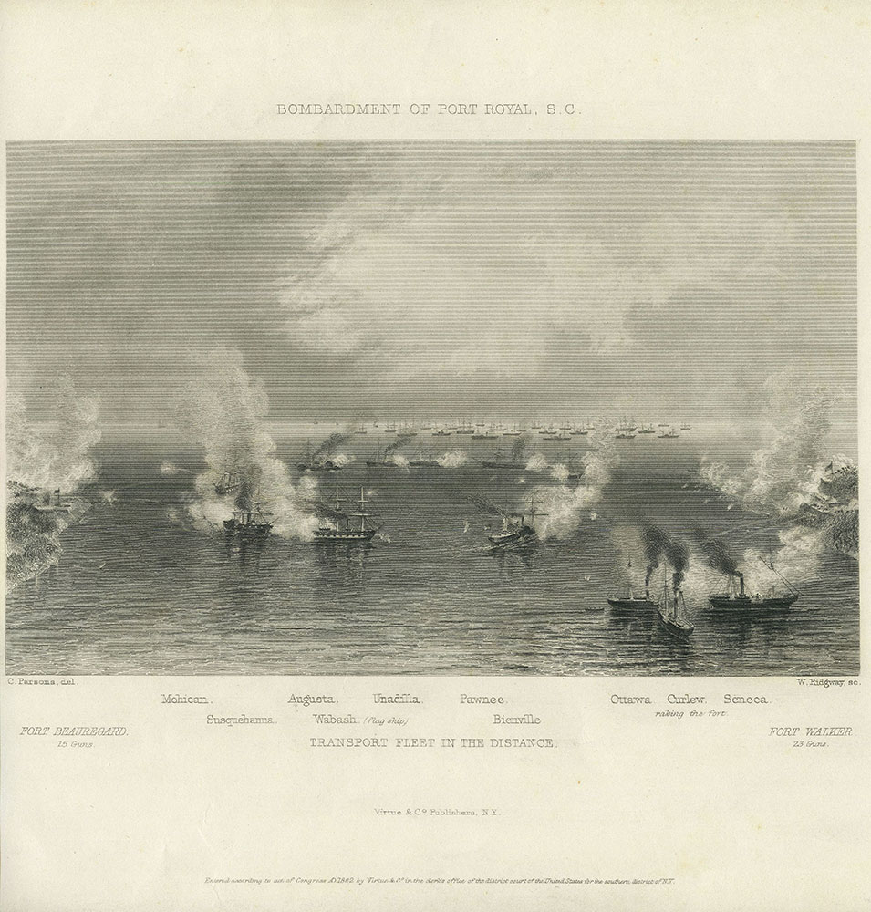 Bombardment of port Royal, S.C.