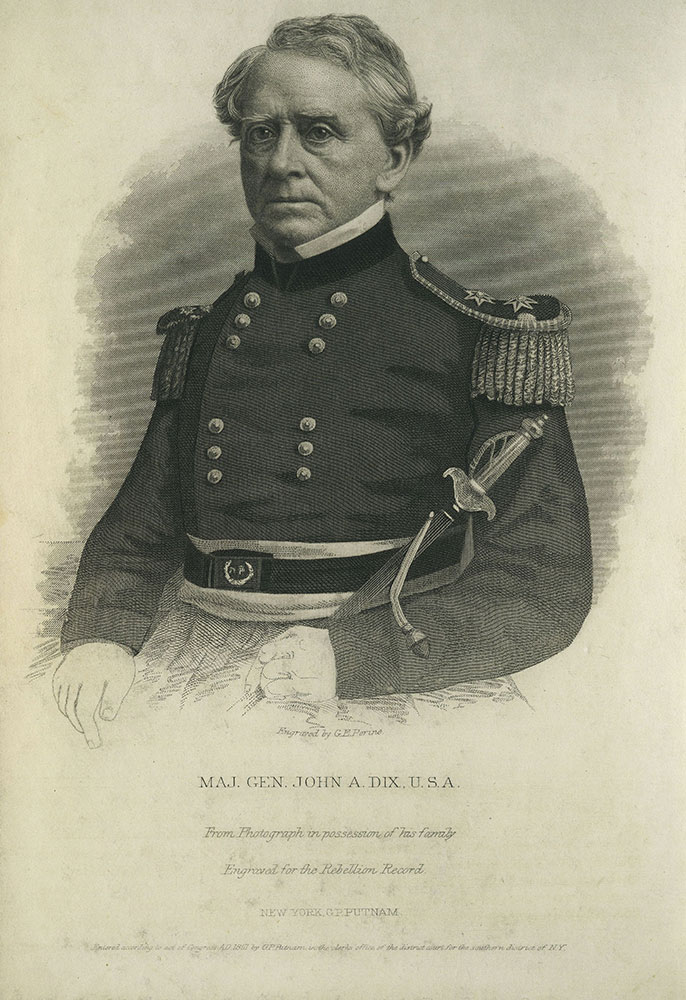 Maj. Gen. John A. Dix. U.S.A.