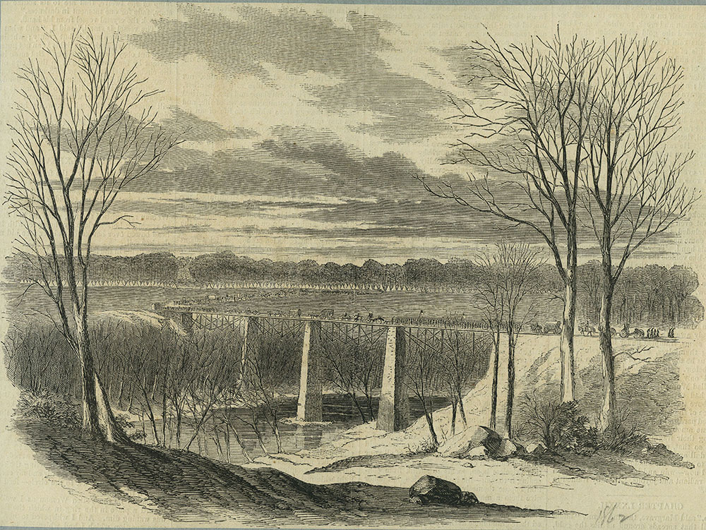 General Mitchell's Division Crossing Green River, Kentucky, October 10, 1862