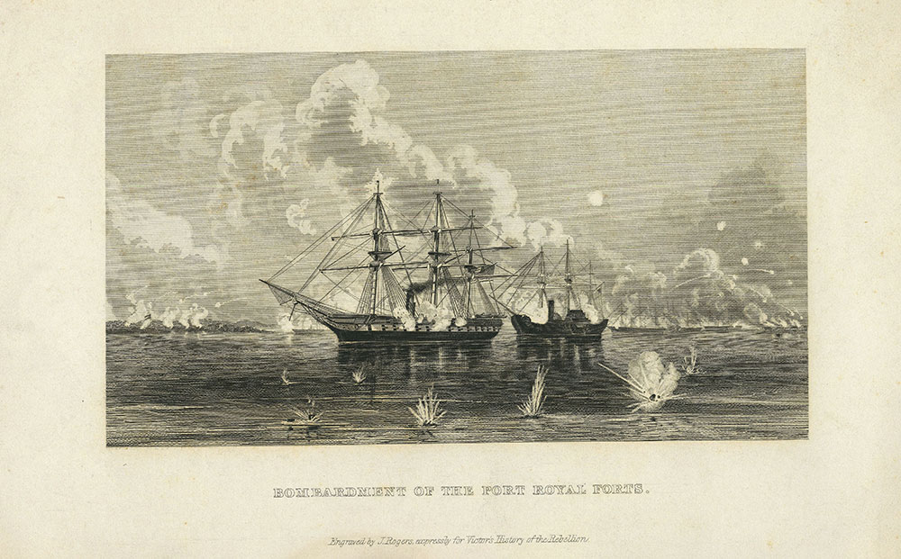Bombardment of the Port Royal Forts.