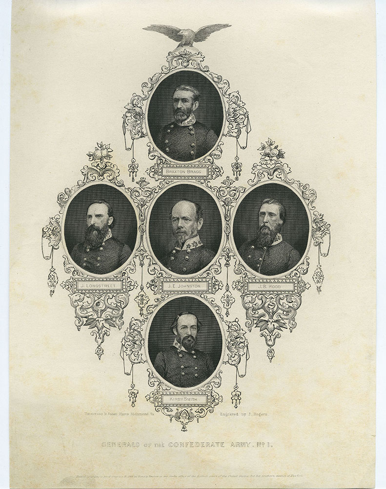 Generals of the Confederate Army. No. 1