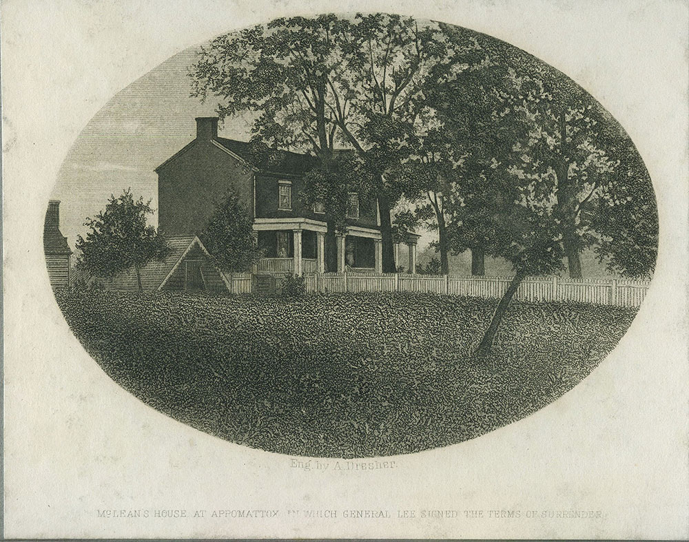 McLean's House at Appomattox in which General Lee Signed the Terms of Surrender