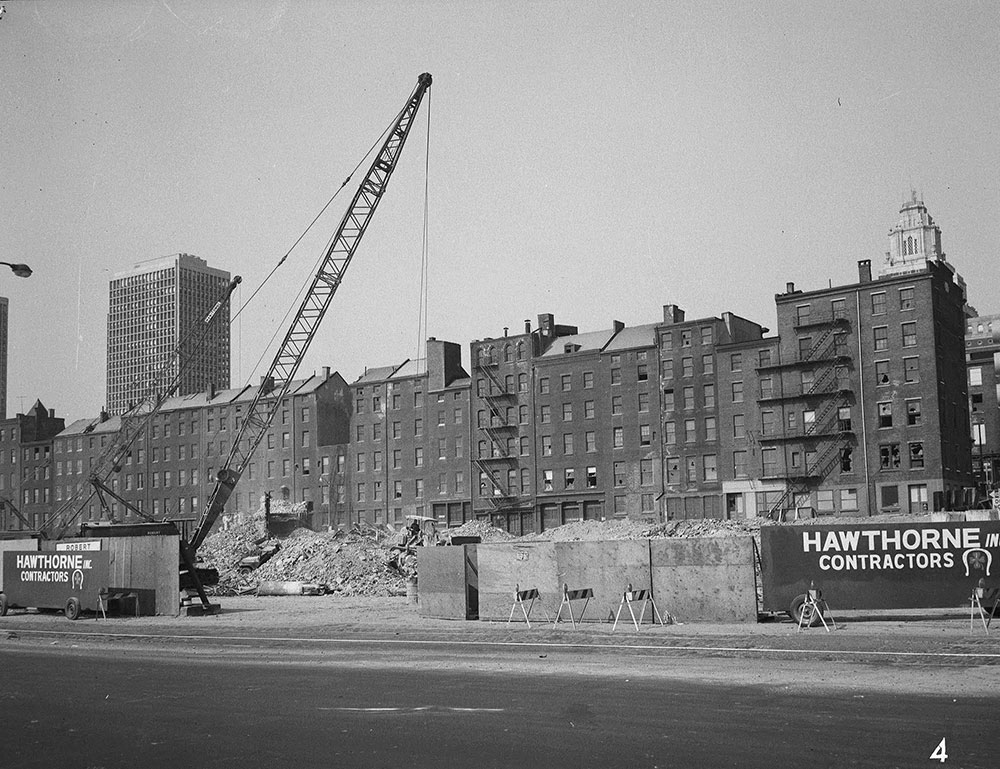 Demolition Site, Webb Building - Digital Collections - Free Library