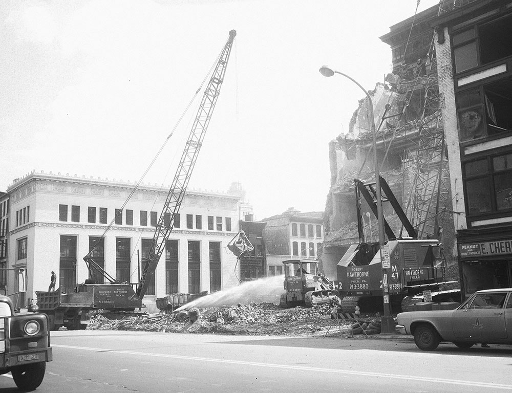 Building Demolition, 5th & Market