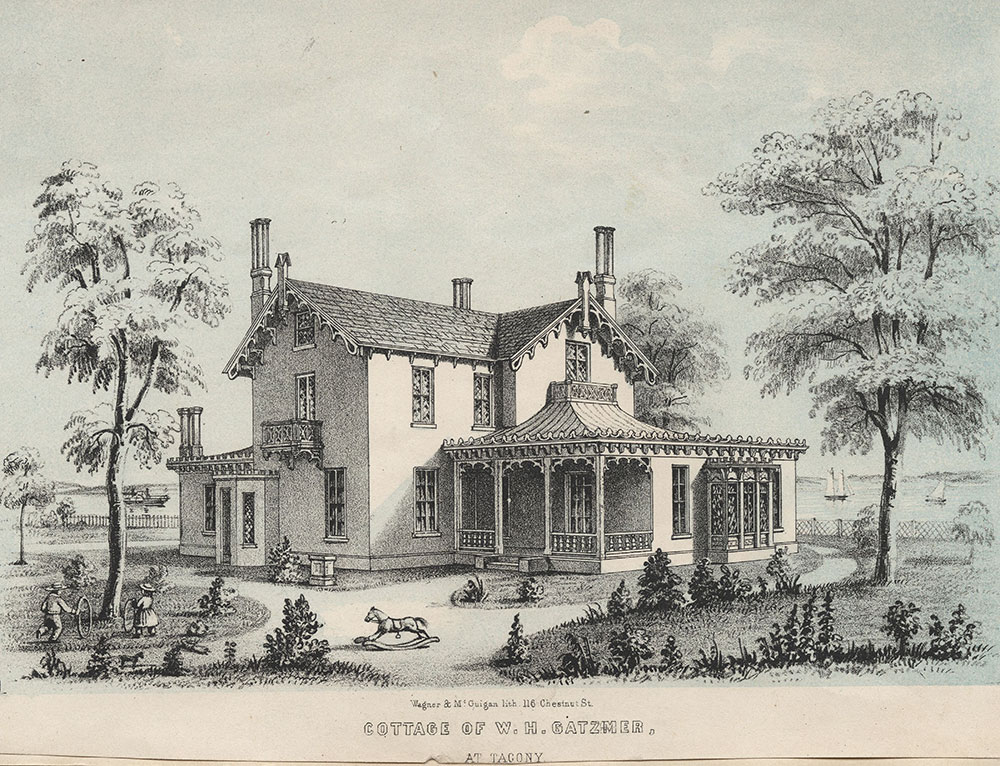 Cottage of W.H. Gatzmer, at Tacony [graphic].