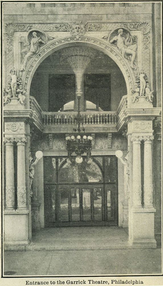 Entrance to the Garrick Theatre, Philadelphia
