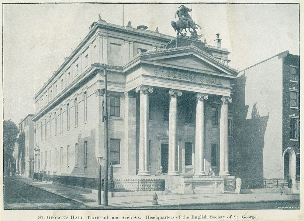 St. George's Hall, Thirteenth and Arch Sts.