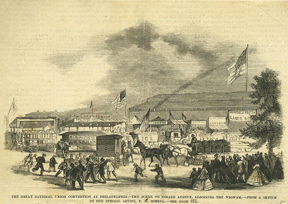 The Great National Union Convention at Philadelphia