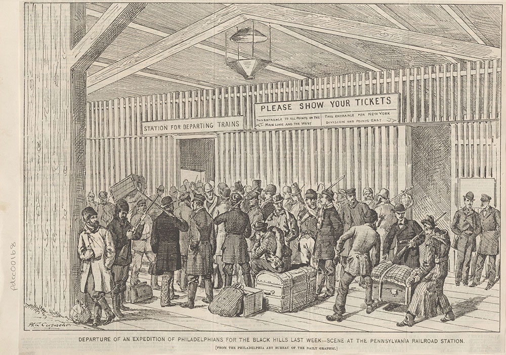 Departure of an expedition of Philadelphians for the Black Hills last week