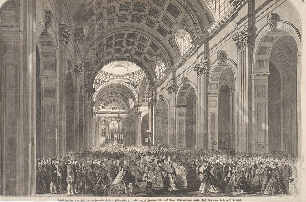 Interior View of the Cathedral of Saints Peter & Paul in Philadelphia, Pa., November 20th. 1864