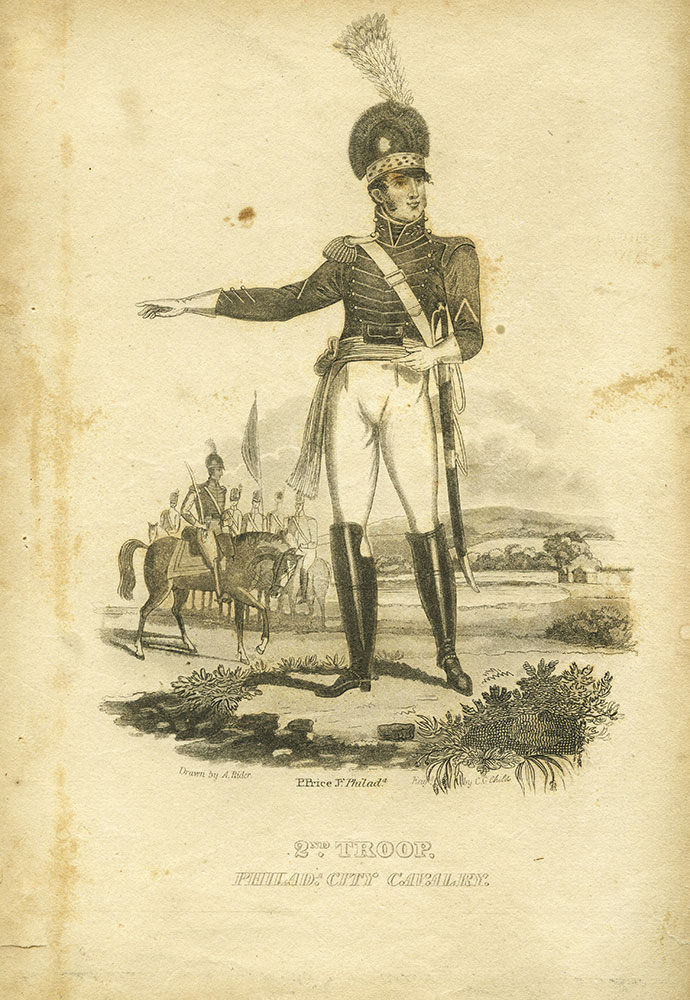 2nd. troop. Philadelphia City Cavalry.