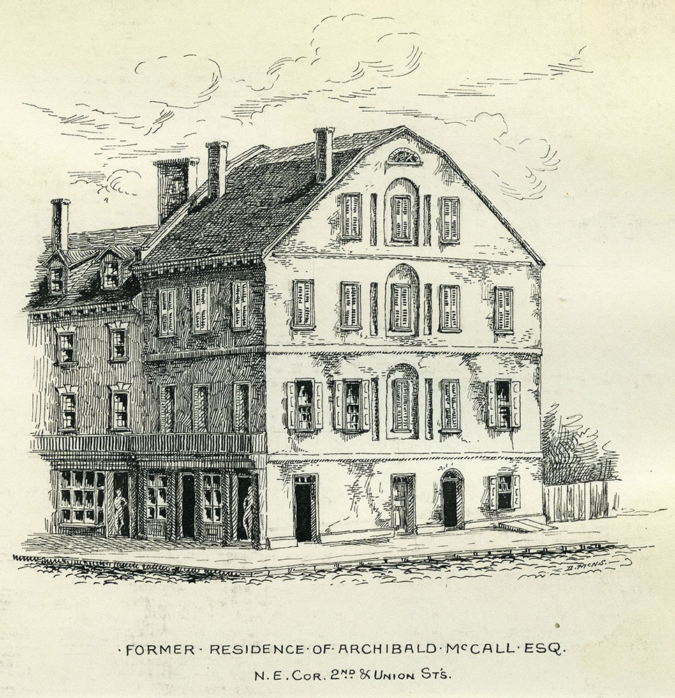 Former residence of Archibald McCall
