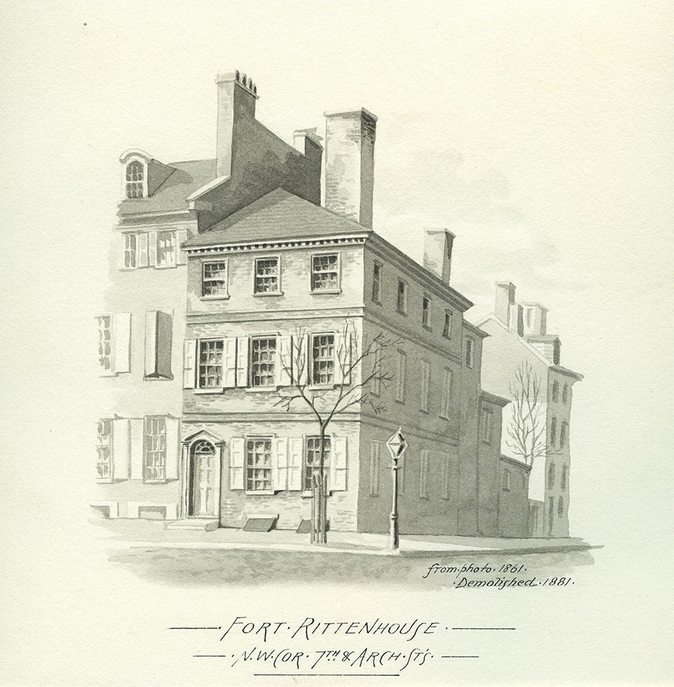 Fort Rittenhouse. N.W. Corner 7th. & Arch Sts.