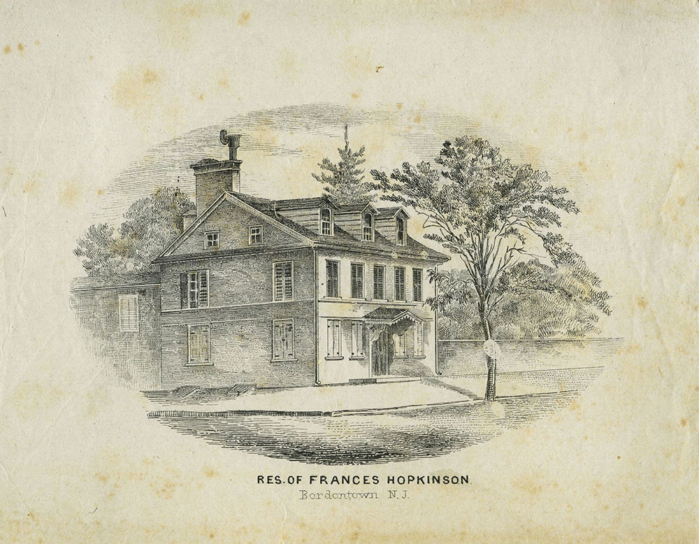 Residence of Frances Hopkinson.