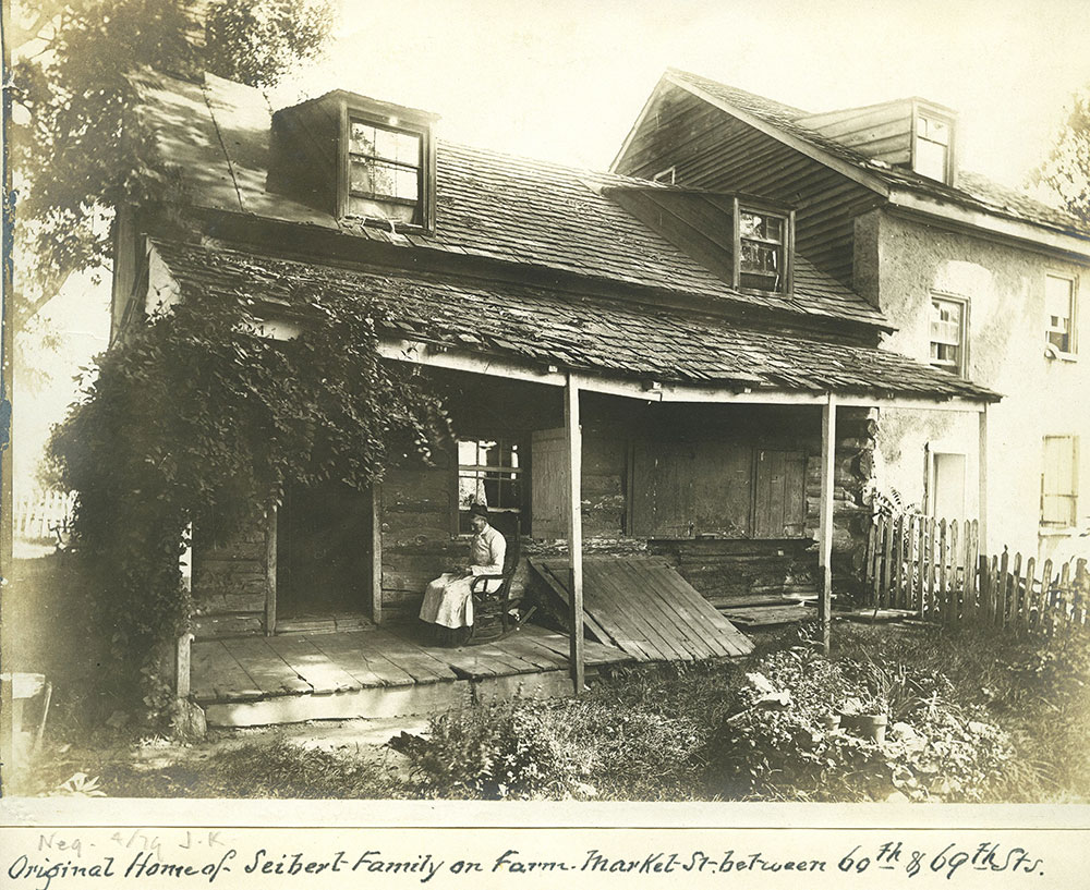 Original Home of Siebert Family on Farm.