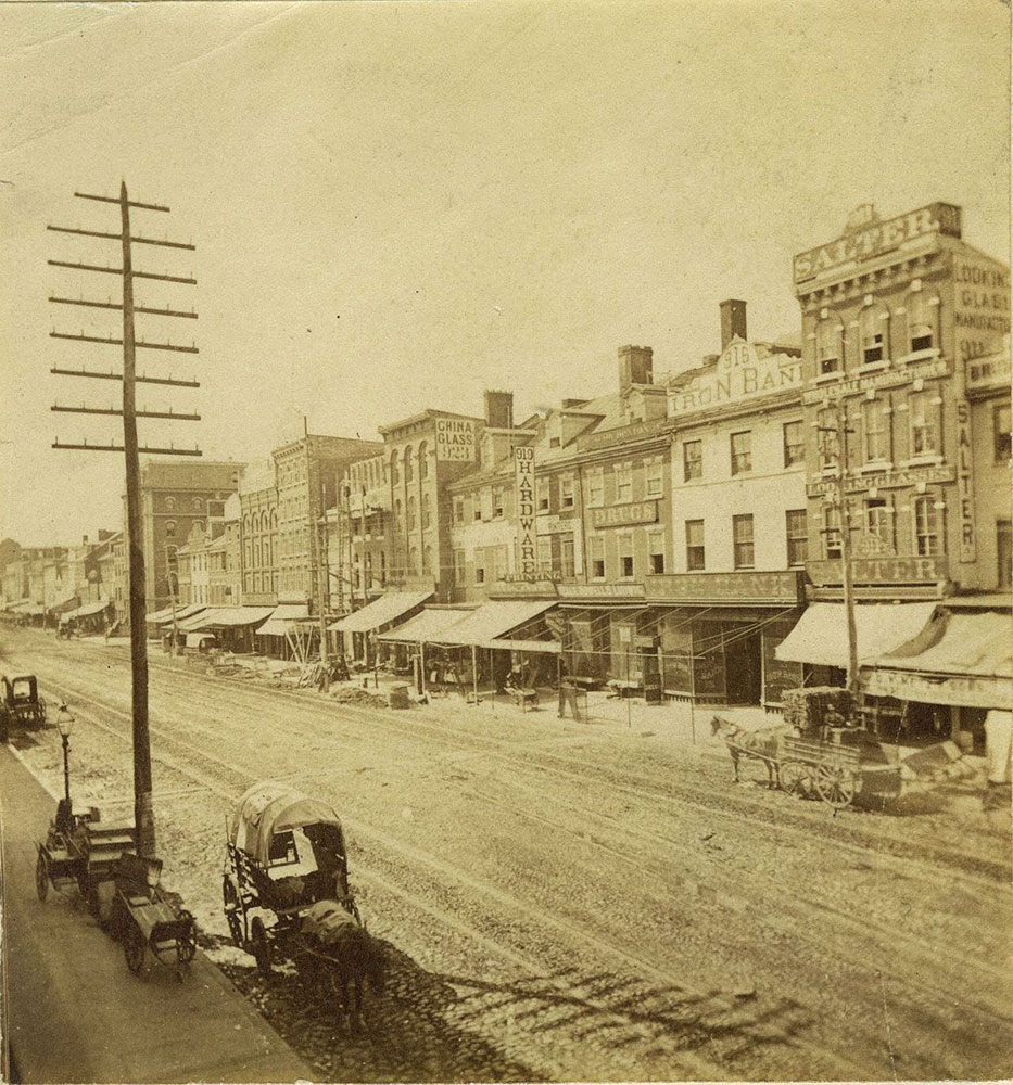 Market Street West from 9th Street.