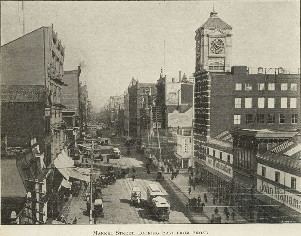 Market Street, Looking East from Broad.