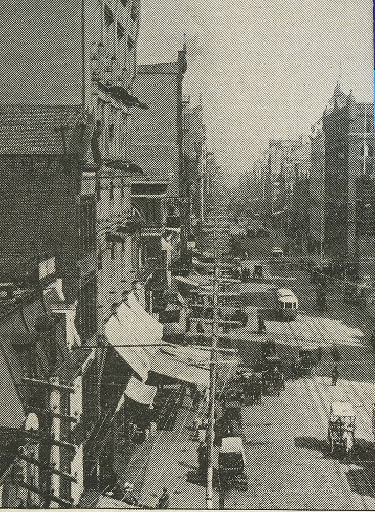 12th & Market Streets. Looking East.
