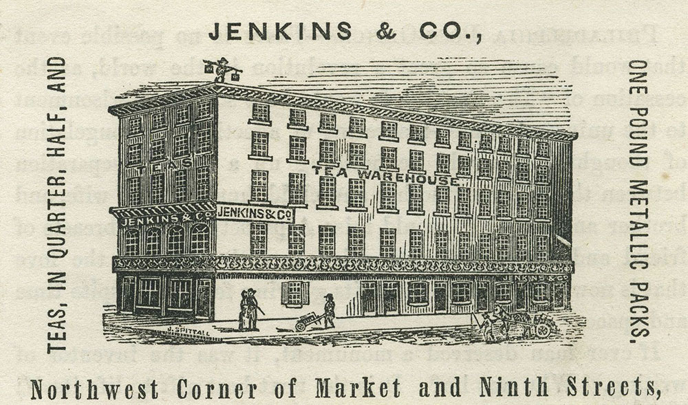 Jenkins & Co., Northwest Corner of Market and Ninth Streets.