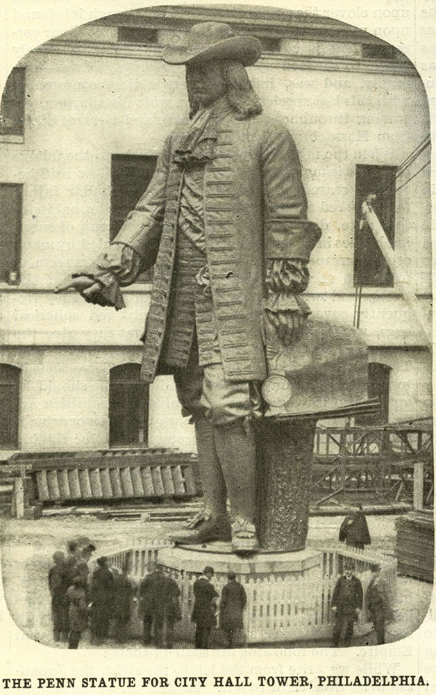 The Penn Statue for City Hall Tower, Philadelphia.