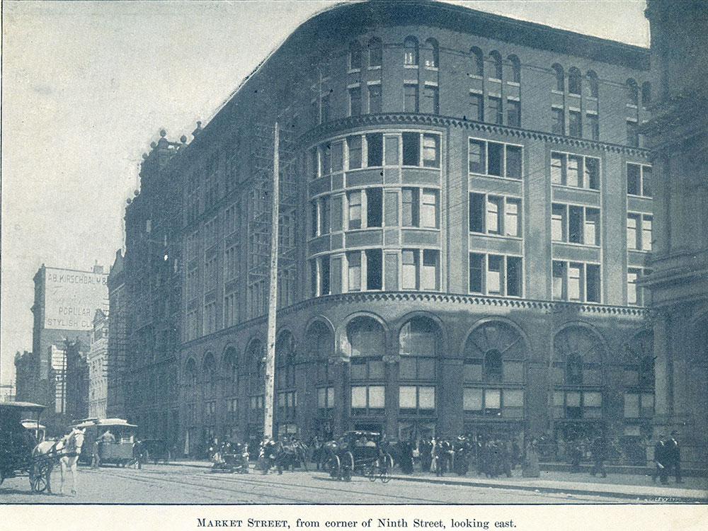 Market Street, from the corner of Ninth Street, looking east.