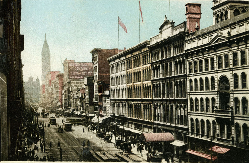 Market Street from Eighth, Philadelphia, Pa.