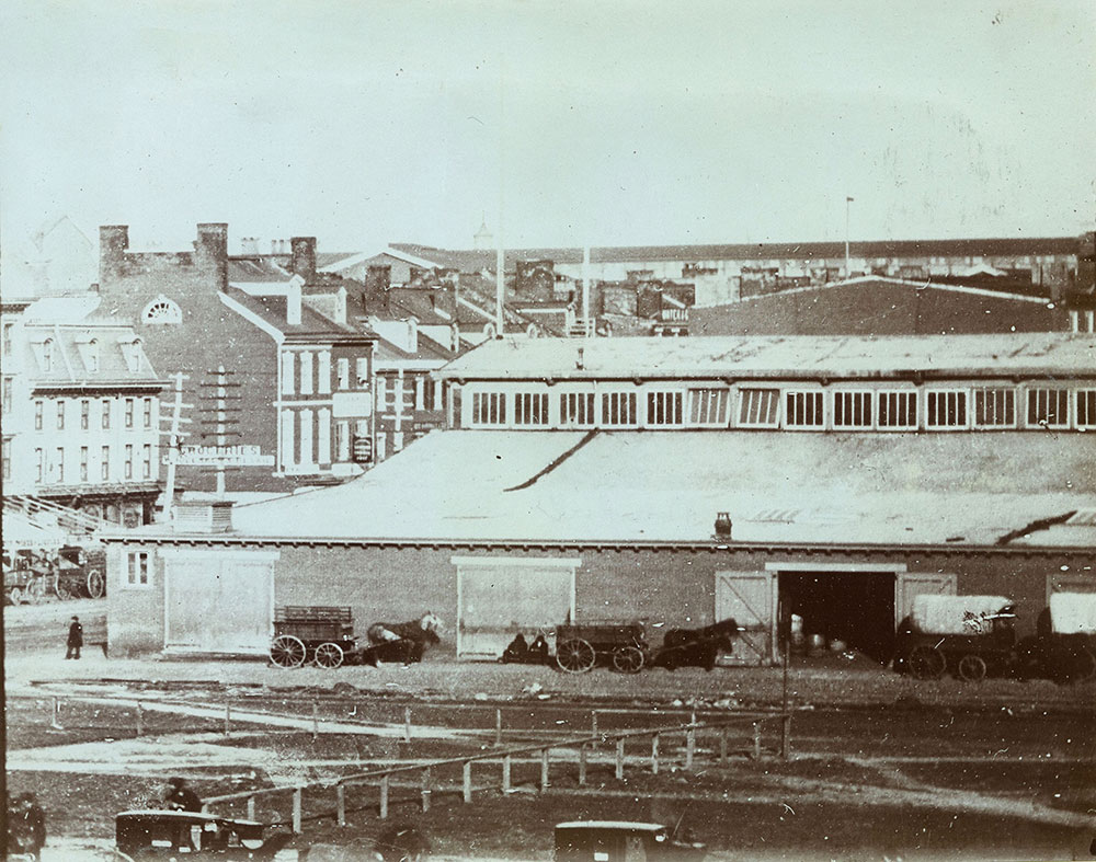 The Old Freight Depot, S. E. Corner of Juniper & Market Streets