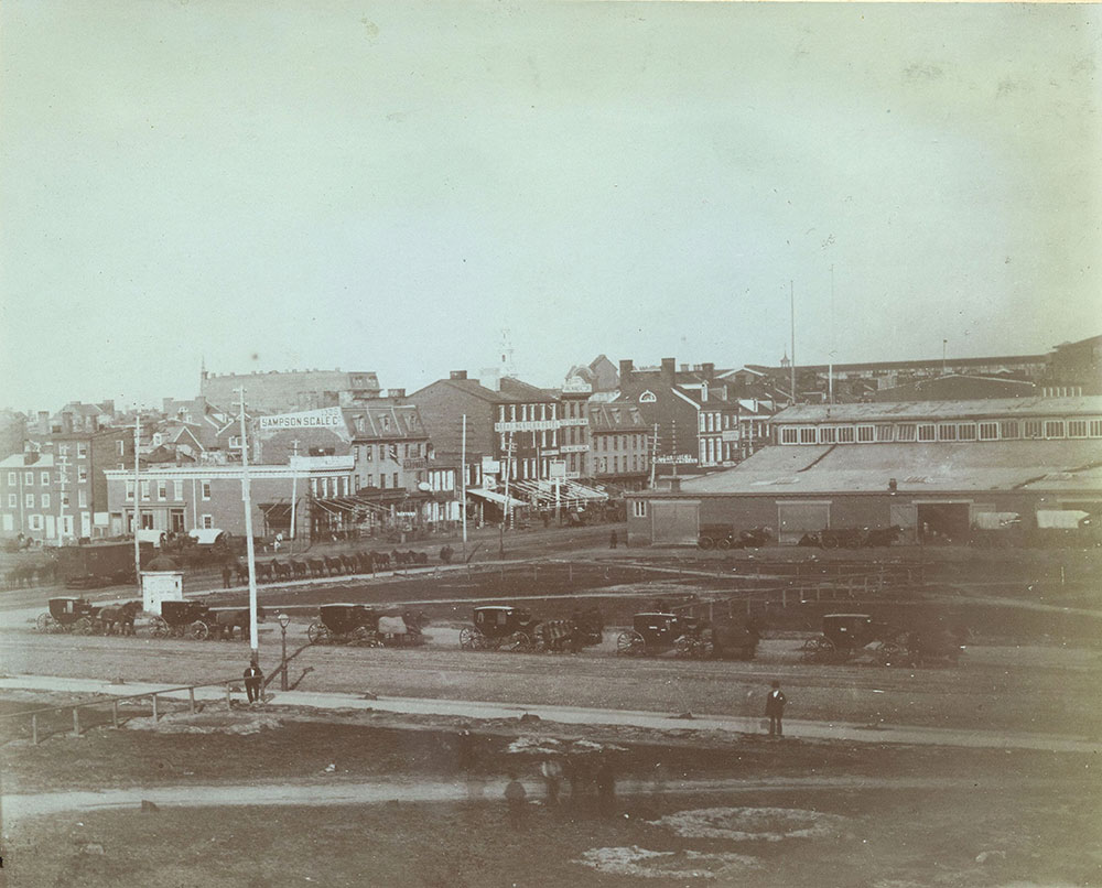 Broad & Market Streets, 1871.