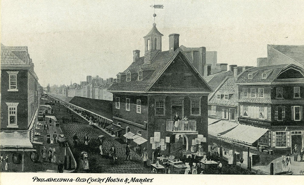 Philadelphia - Old Court House & Market.