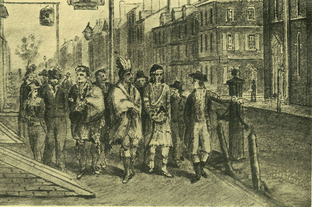 Second and Market Streets, 1799.