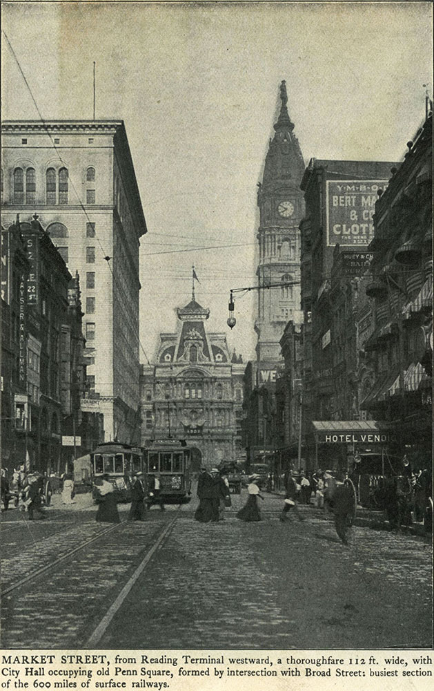 Market Street, from Reading Terminal westward.