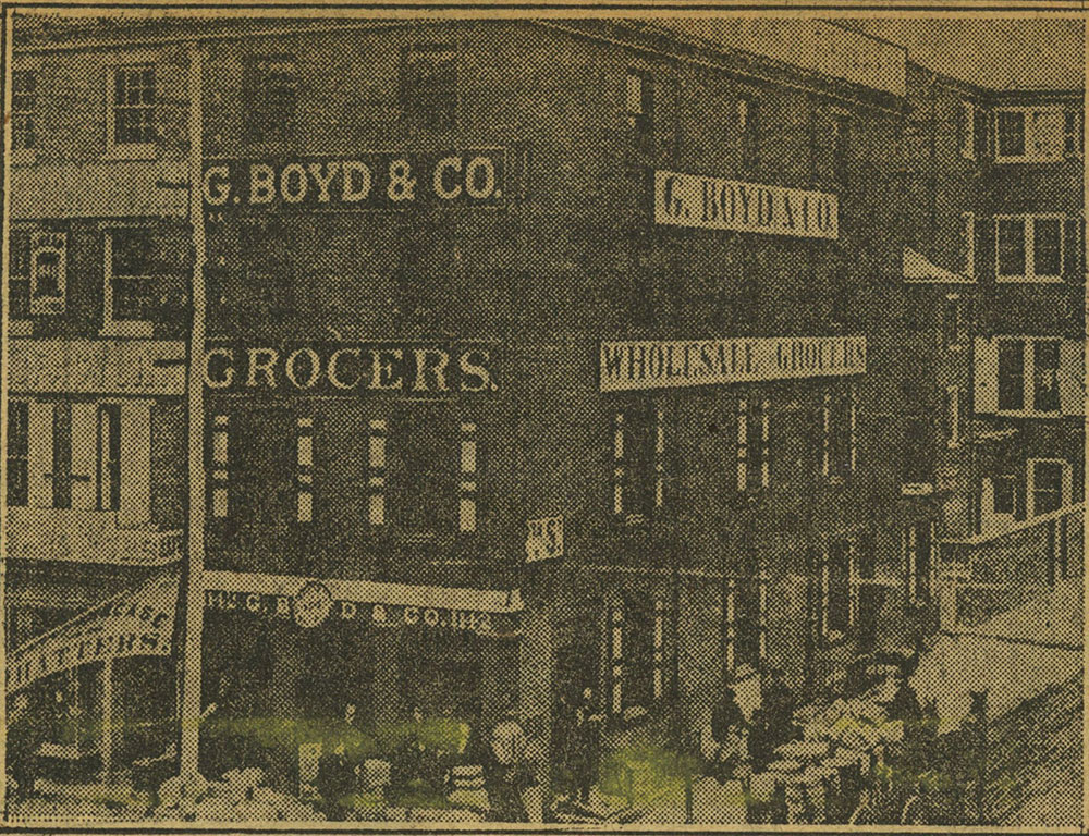 Twelfth and Market Streets, in 1875.