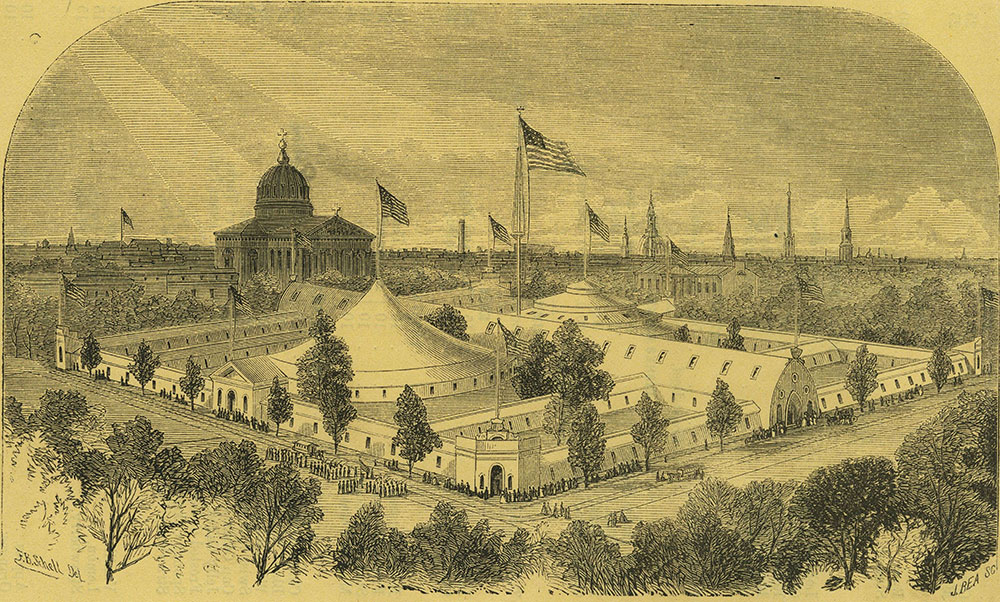 The Great Central Fair, Logan Square, 1864.