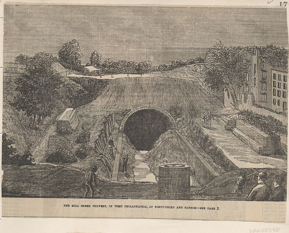 The Mill Creek Culvert, in West Philadelphia, at Forty-third and Sansom