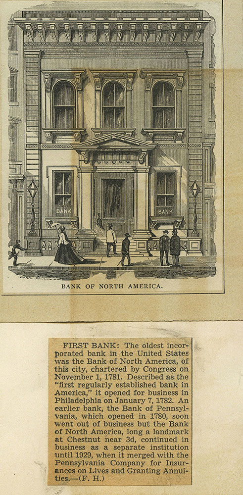 Bank of North America.