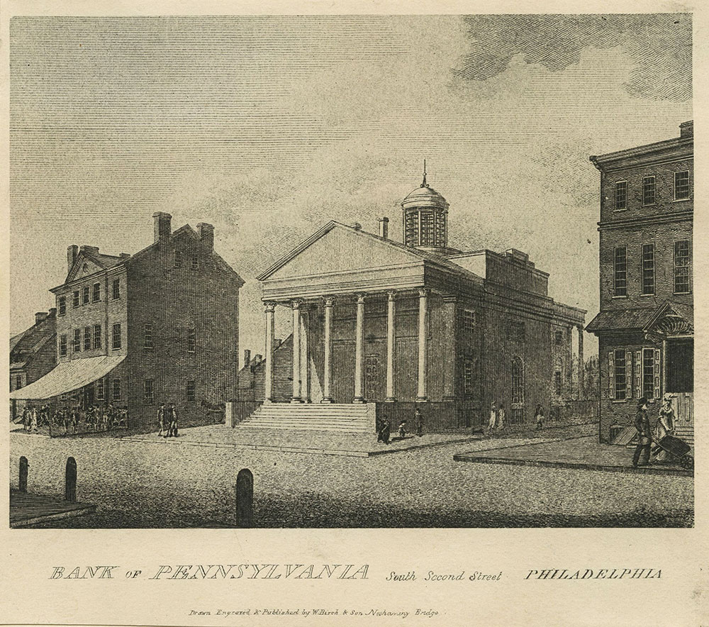 Bank of Pennsylvania, South Second Street, Philadelphia.
