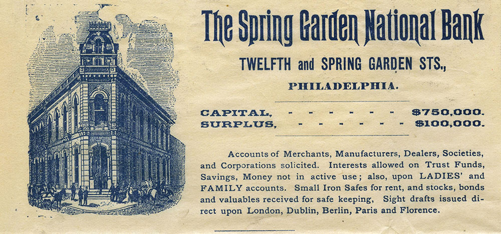 The Spring Garden National Bank