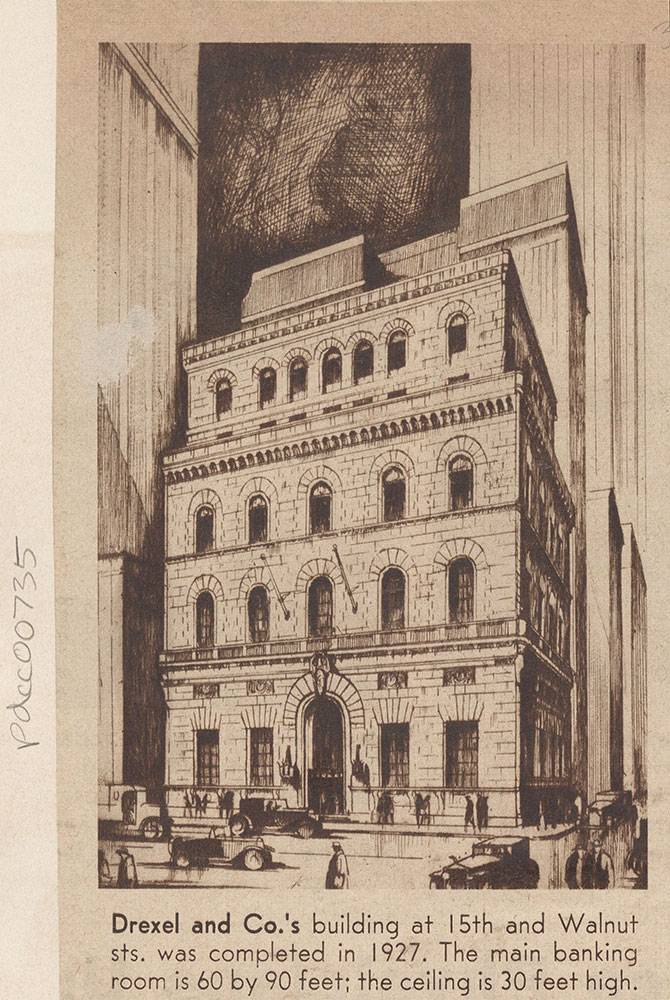 Drexel and Co.'s building at 15th & Walnut Streets