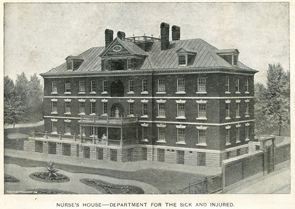 Nurse's House - Department for the Sick and Injured. Pennsylvania  Hopsital.