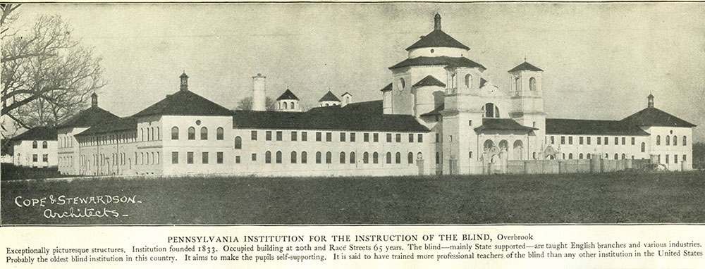 Pennsylvania Institution for the Instruction of the Blind, Overbrook