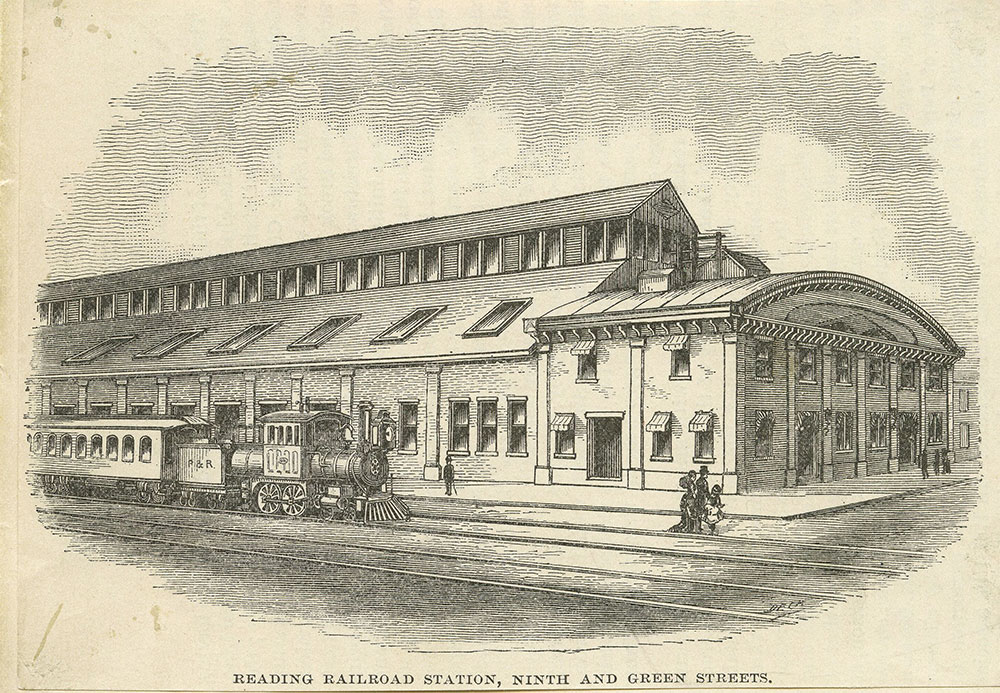 Reading Railroad Station, Ninth and Green Streets.