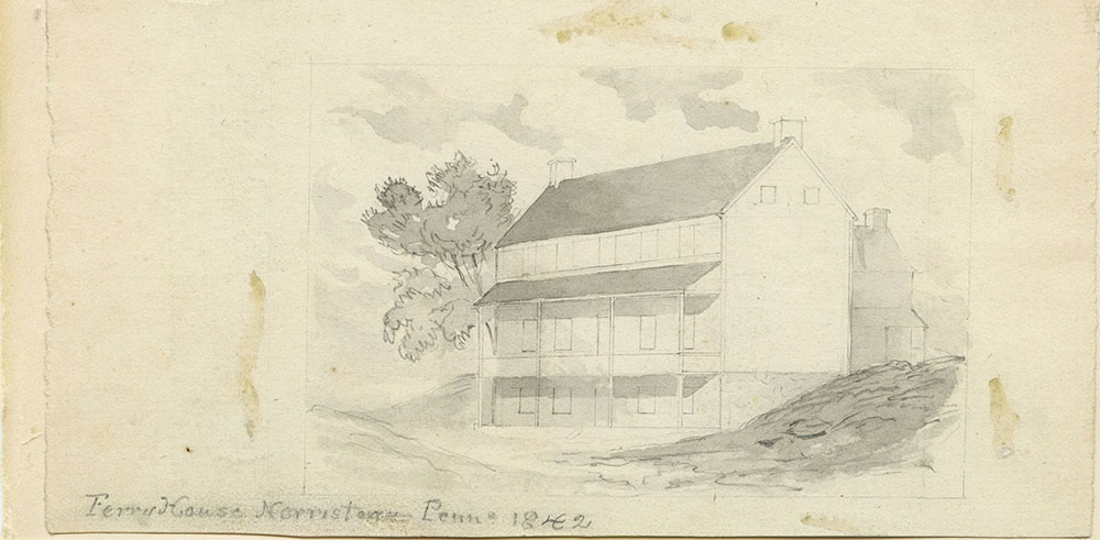 Ferry House, Norristown, Pa. 1842