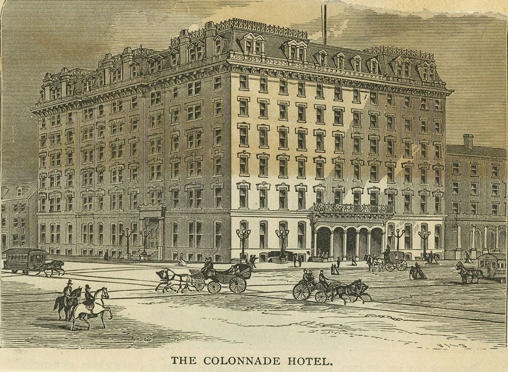 The Colonnade Hotel.
