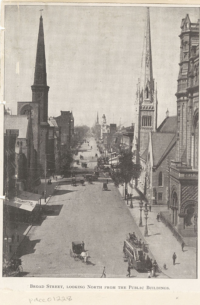 Broad Street, Looking North from the Public Buildings.