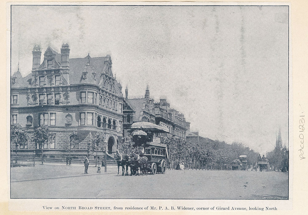 North Broad Street, Corner of Girard Avenue, Looking North.