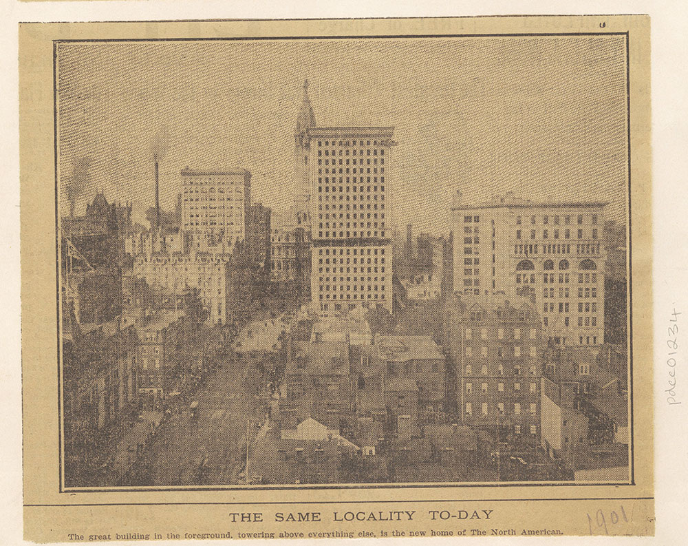 Broad Street looking towards Chestnut - Elevated View.