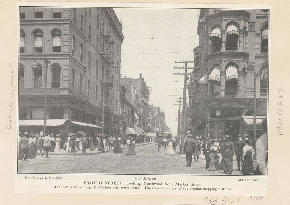 Eighth Street, Looking Northward from Market Street.