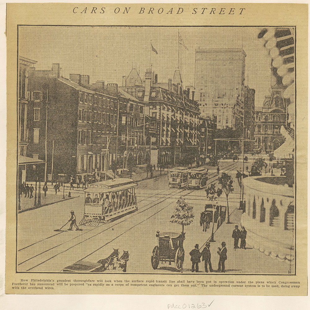 Cars on Broad Street